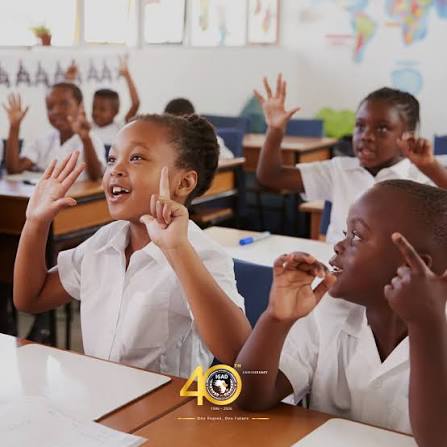 Children and young people looking toward a brighter future
